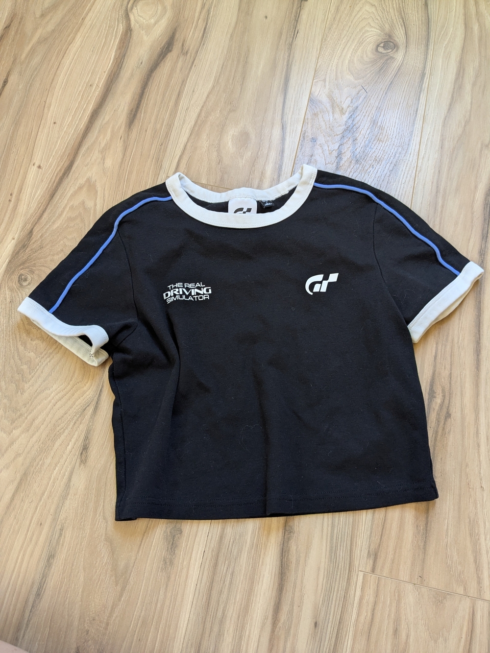 Gran Turismo Black Crop Tee